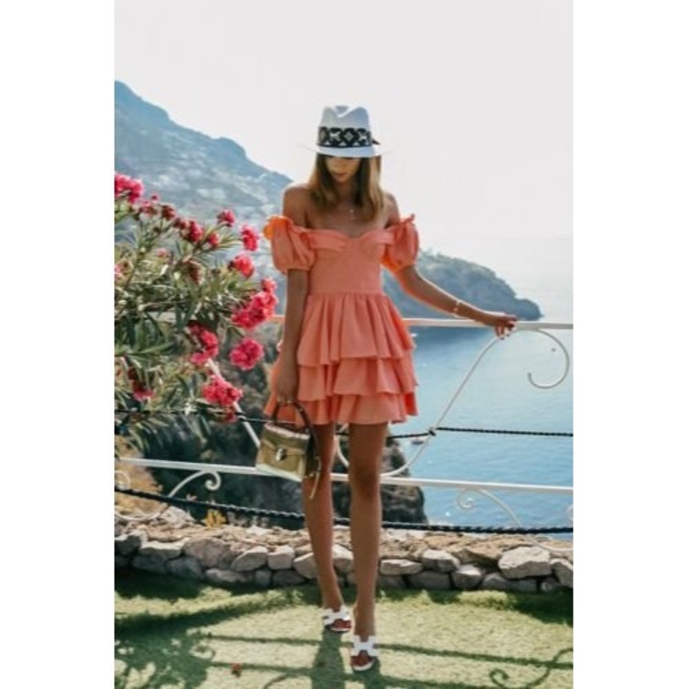 Revolve NBD Safia Off the Shoulder Mini Dress NWT